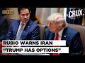 "Prefer The Negotiated Route" Rubio Says 'We'll See In A Few Hours' If Progress Is Made With Iran