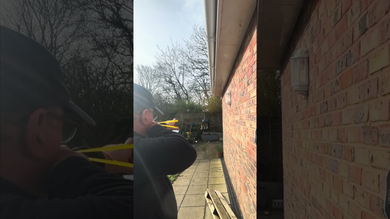 Out on the range shooting the breeze and occasionally a can! #slingshot #cancut 