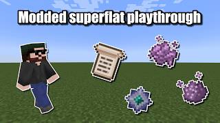 Playing My Superflat Progression Mod