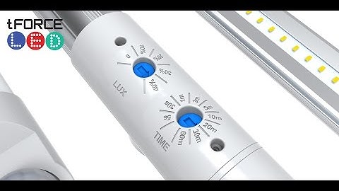 tForce LED (Adjustable Time Delay & Lux Level) Smart PIR Motion Sensor T8 Tube