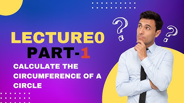 C++ Tutorial - Calculate The Circumference Of A Circle || part 1