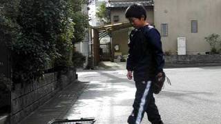 小学４年　9歳　投球フォーム２　20100205