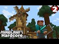 Minecraft 1.16 Hardcore Survival : Starter Farming area, Windmill and NEAR DEATH! #2