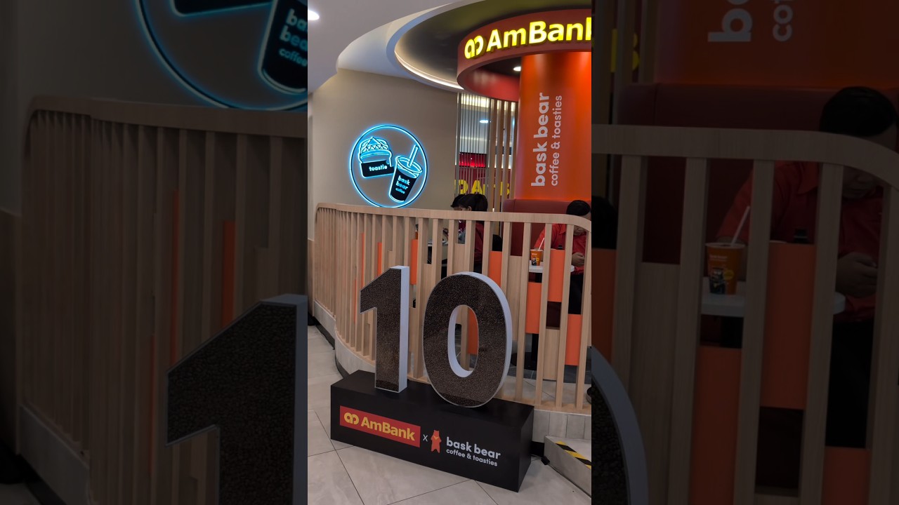 Bask Bear Opens Café Bank At The New Ambank PJ New Town