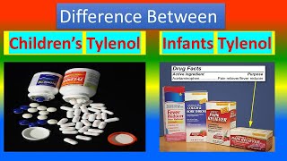 Difference between Children's Tylenol and Infants Tylenol