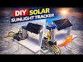 How to make solar sun light tracker at home