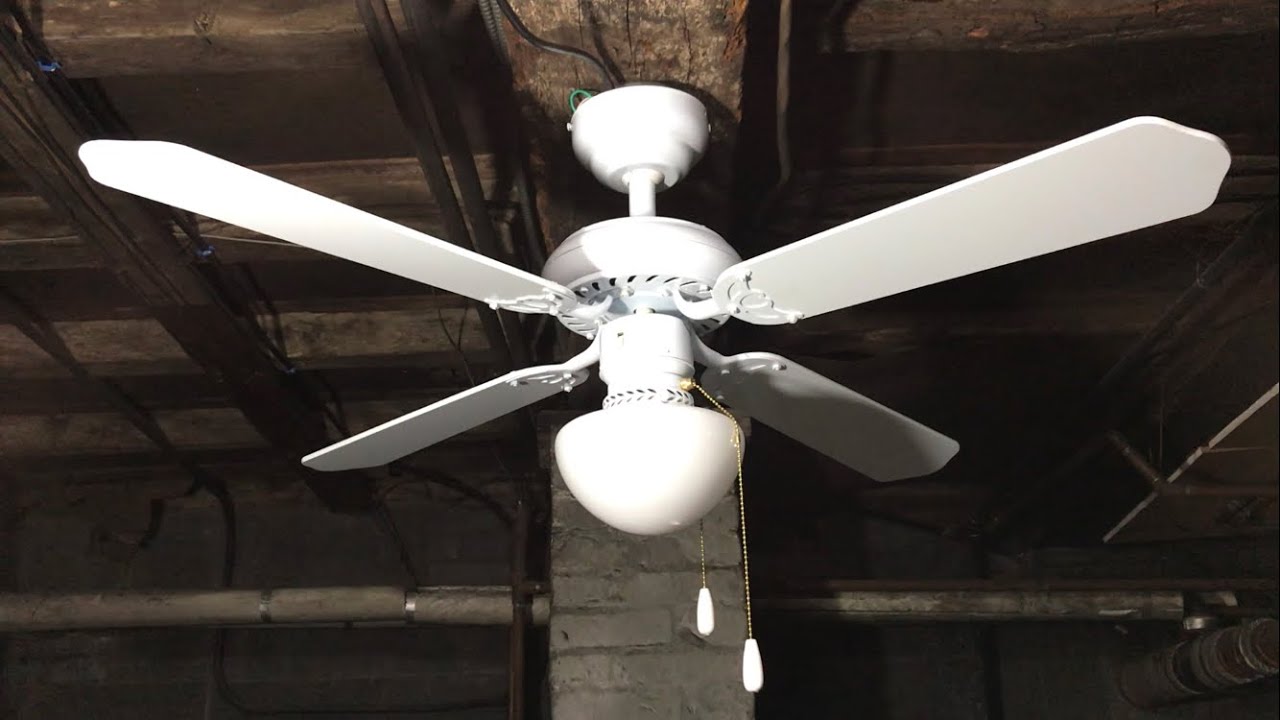Hampton Bay Grayton 1 5 Ceiling Fan 42 With Light White Blades Hampton Bay Grayton 1 5 Ceiling Fan 42 With Light White Blades