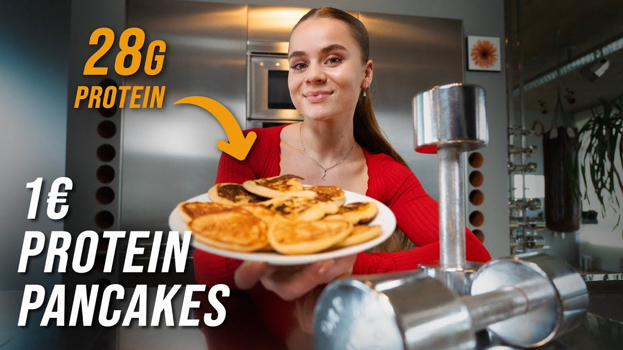 1€ PROTEIN PANCAKES mit 28g Eiweiß!