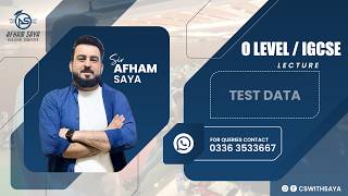 TEST DATA | PSEUDOCODE | OLEVEL | IGCSE | 0478 | 2210 | PAST PAPER PRACTICE | PAPER # 2