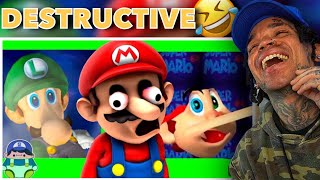 Smg4 - Mario Reacts To Nintendo Corruptions Reaction