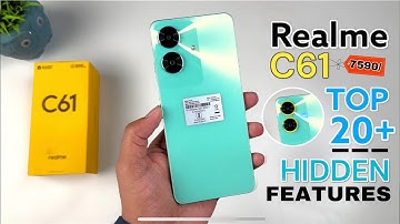 Realme  C61 Top 20++ Hidden Features | Realme C61 Tips & Tricks | Realme C61