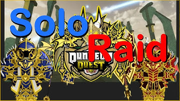 Gilded Skies Nightmare Solo (Easy) |Dungeon Quest Roblox|