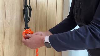 How to tie a lead rope to a rope halter Profile