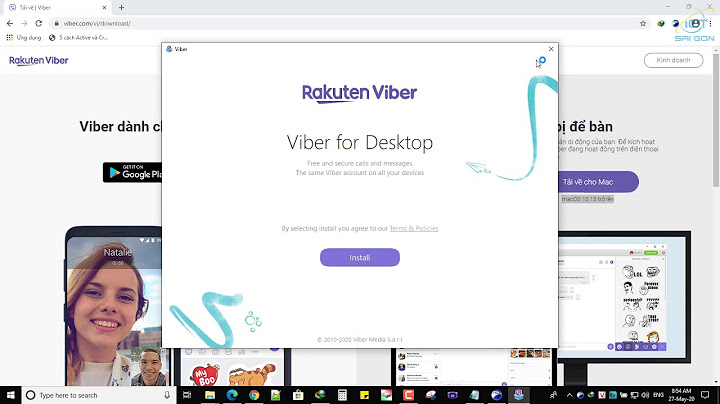 Hướng dẫn cài đặt viber trên laptop