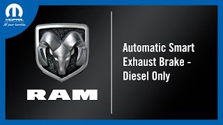 Automatic Smart Exhaust Brake - Diesel Only | How To | 2023 Ram Heavy Duty Trucks