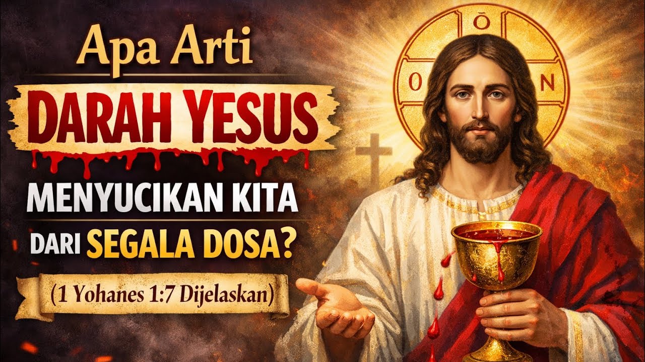 Apa Arti “Darah Yesus Menyucikan Kita dari Segala Dosa”? (1 Yohanes 1:7 Dijelaskan)