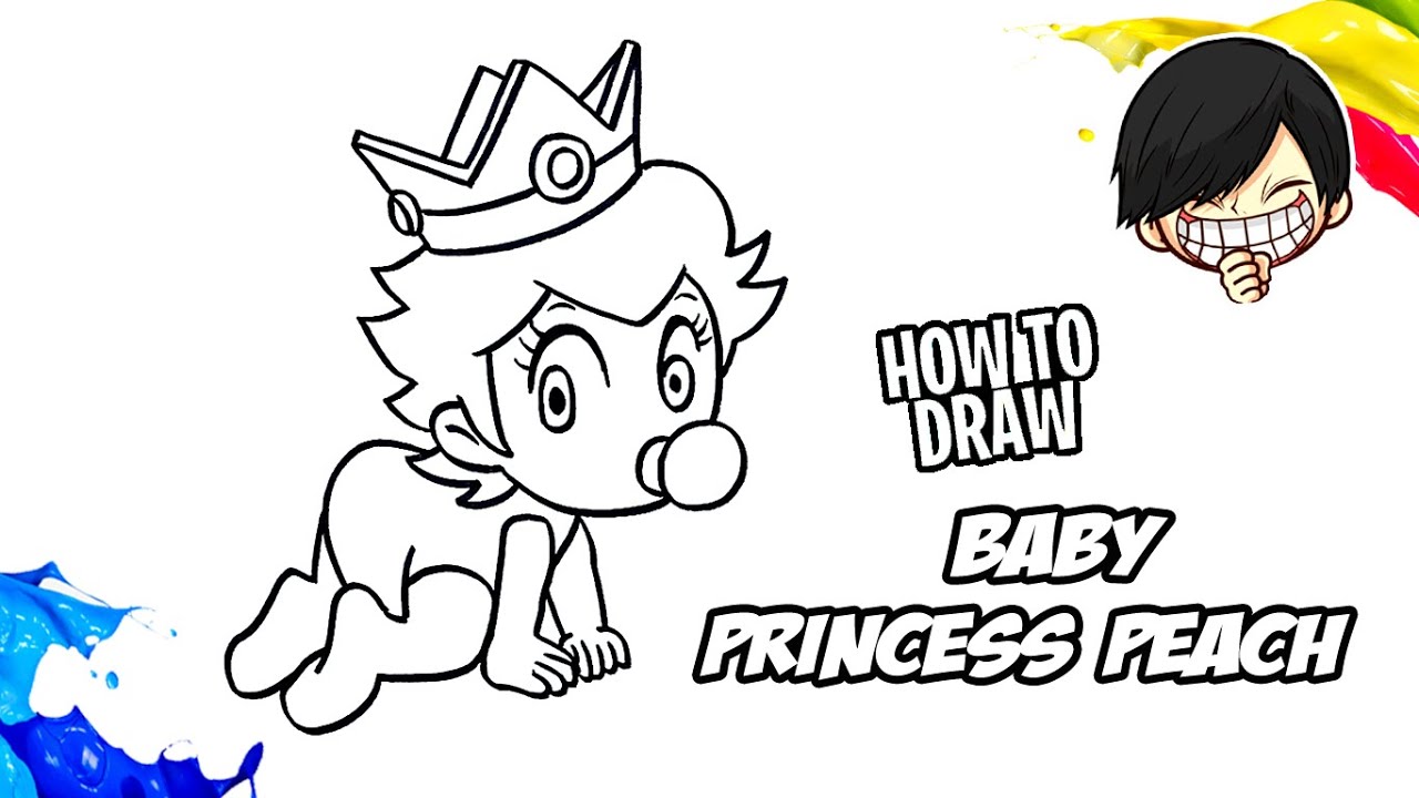 baby rosalina coloring pages