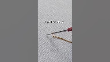 Easy Aari end knot for beginners#aariwork#aariworkendknot #shorts #aarionlineclasscontact 9632154403