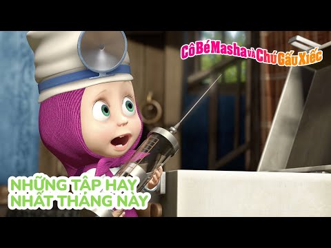 Cô Bé Masha và Chú Gấu Xiếc 🔝 Những tập hay nhất tháng này 🌟📺 Tuyển tập các tập phim