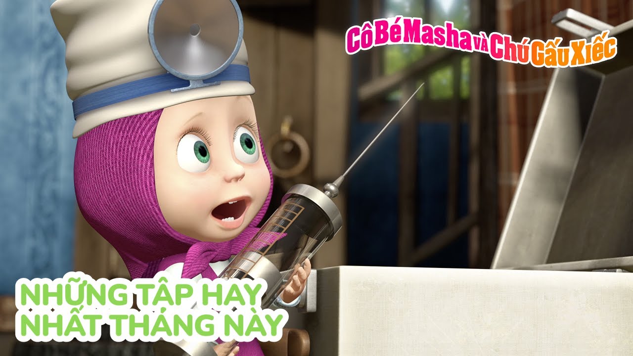 Cô Bé Masha và Chú Gấu Xiếc 🔝 Những tập hay nhất tháng này 🌟📺 Tuyển tập các tập phim