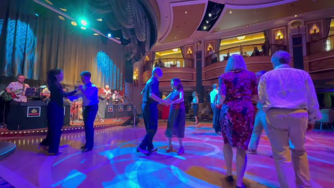 Cunard Queen Elizabeth, July 2026. Mamma Mia, a Hustle