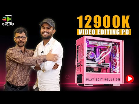 Intel 12th Gen Core i9-12900K Video Editing PC Build 🔥| 8K Video Editing PC  🕹| Play Edit Solution🤩