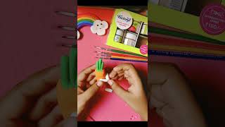 How To Make Cute Rabbit And Carrot Using Super Clay