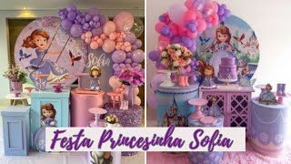 73 Ideias De Decoração De Festa Princesinha Sofia Princess Birthday Party