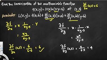 Linearization of a multivariable function - Vector Calculus
