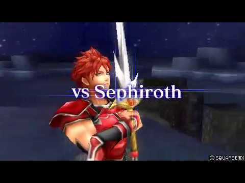 DISSIDIA Duodecim Warrior of light vs Sephiroth