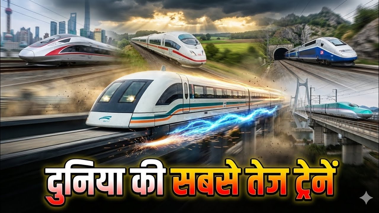 World’s Fastest Trains Explained 🚄 | Shanghai Maglev, TGV, Shinkansen & More