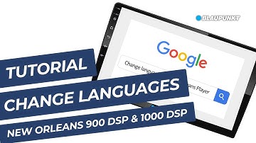 How to Change Languages | Blaupunkt New Orleans 900 DSP & 1000 DSP