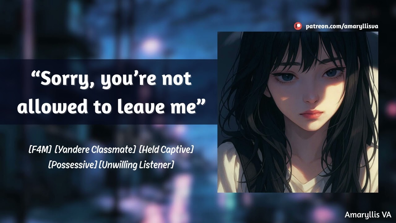 (F4M) Yandere Classmate Keeps You to Herself (Possessive) (Unwilling Listener) | Girlfriend ASMR