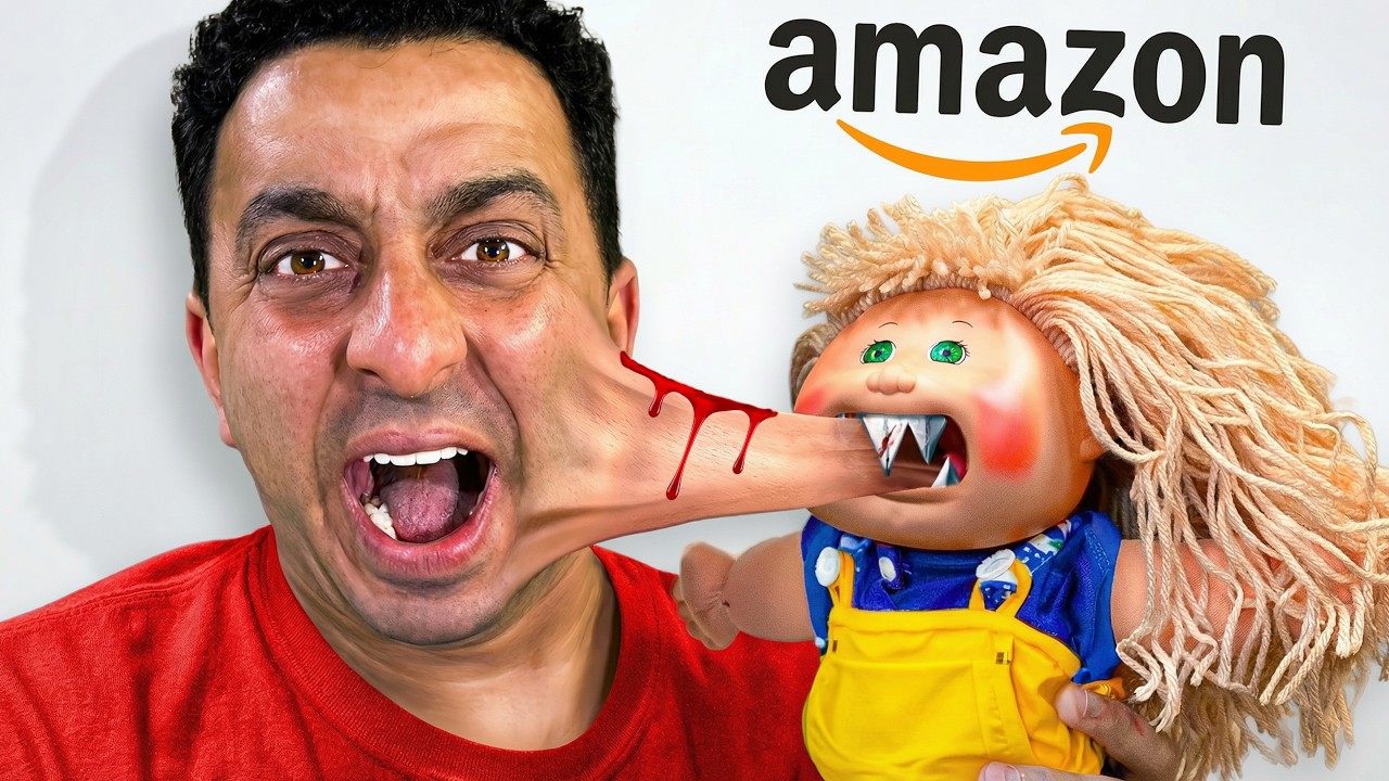 اتحديت جوزى و جربت ١٠٠ منتج محظور من امازون 😱  راح فيها 💔 !