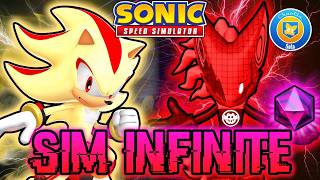 Playable Sim Infinite Skin Is Here Sonic Speed Simulator Boss