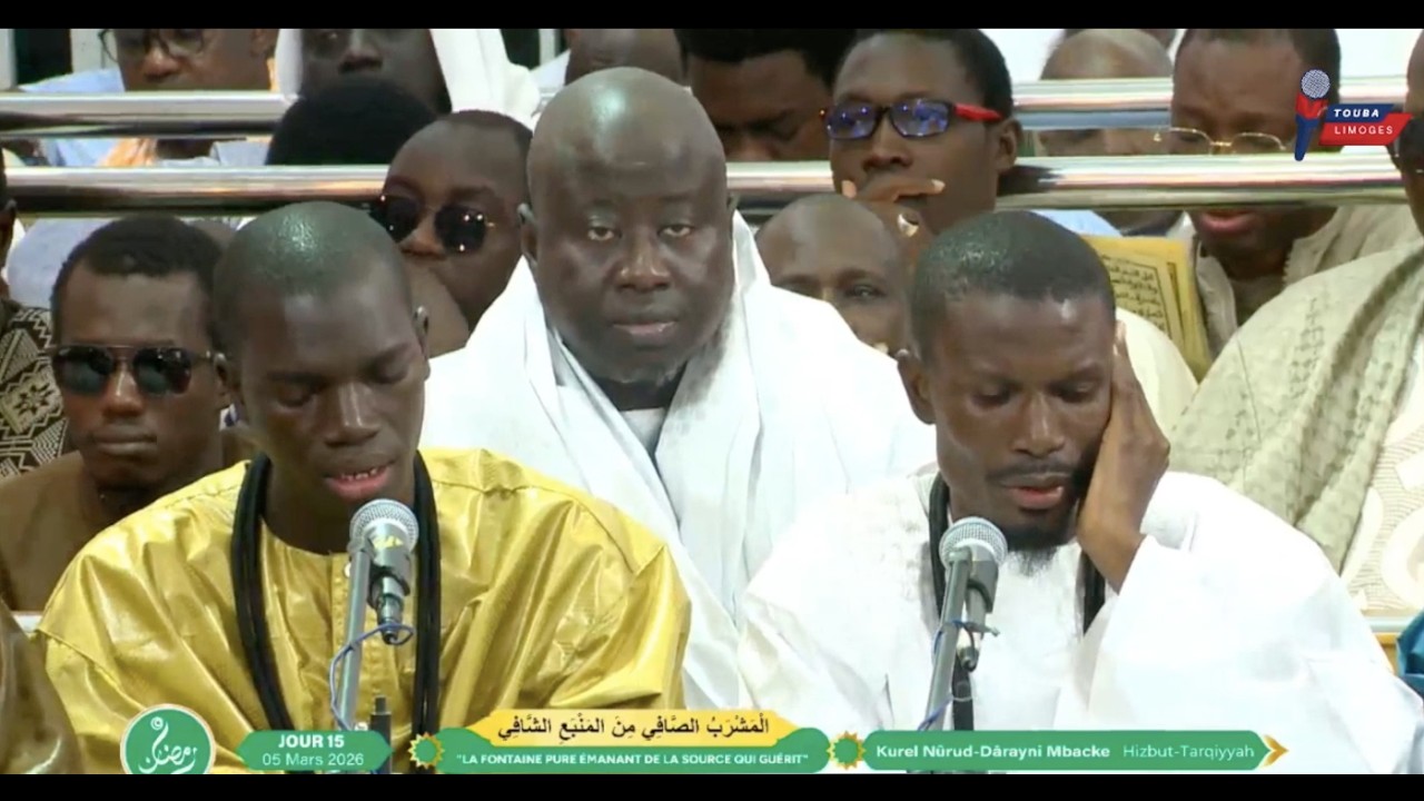 PRESTATION INTÉGRALE KOUREL NOUROUD'D DAREYNI MBACKÉ - RAMADAN 2026 (JOUR 15)