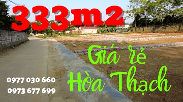 Bán 333m2 đất giá rẻ  Hòa Thạch Quốc Oai - Bán đất nền Hòa Lạc | 0977030660 - 0973677699