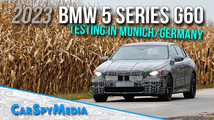 2023 BMW 5 Series And 5 Series Hybrid Sedan G60 Prototype Spied Testing In Munich *4K Spy Video* - DayDayNews