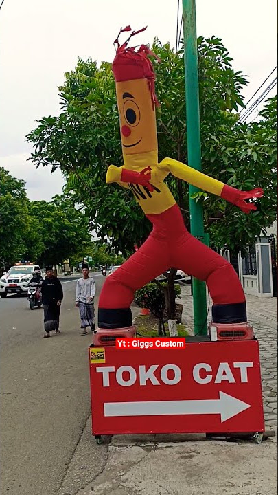 Boneka Angin Joget Lucu di TOKO CAT 😂 #shorts #joget #tokocat