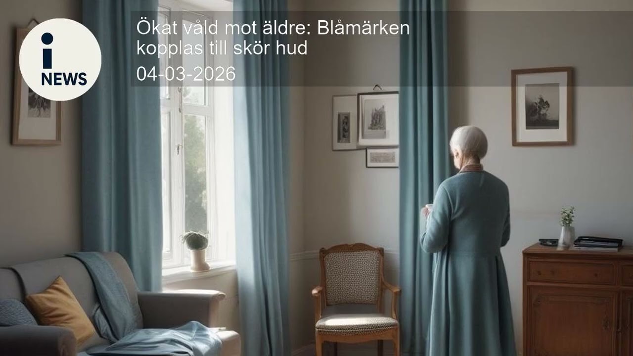 Ökat våld mot äldre: Blåmärken kopplas till skör hud