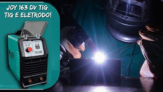 Minha nova TIG da BALMER! - JOY 163 DV TIG/ELETRODO  (CONFIGURAÇÕES e FUNÇÕES)