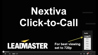 How to configure Nextiva for click-to-call with LeadMaster CRM. screenshot 4