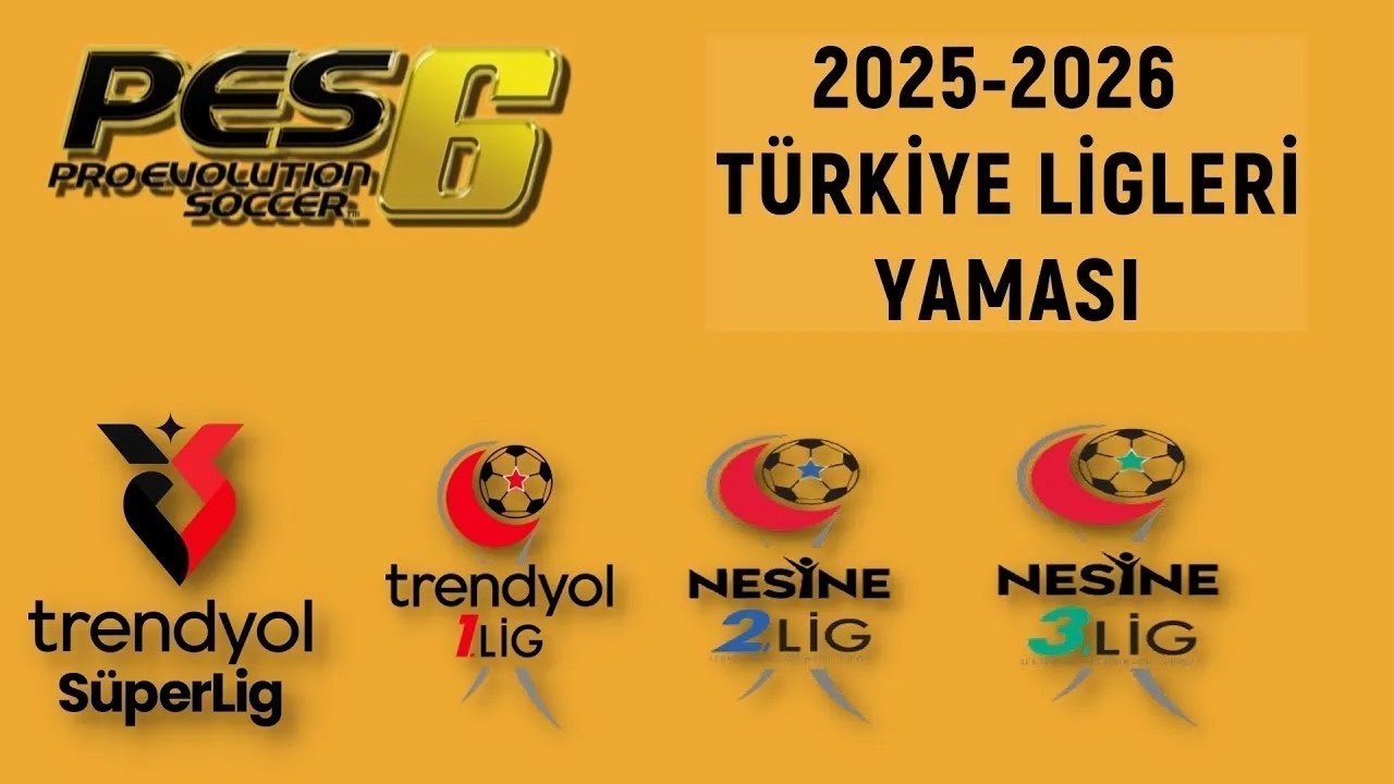 PES 6 - MET GAMES TV PATCH - 2025-26 SEZONU YAMASI - V2.1 KURULUM
