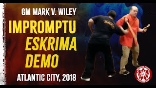 GM Mark V. Wiley | Impromptu Eskrima Demo | 2018