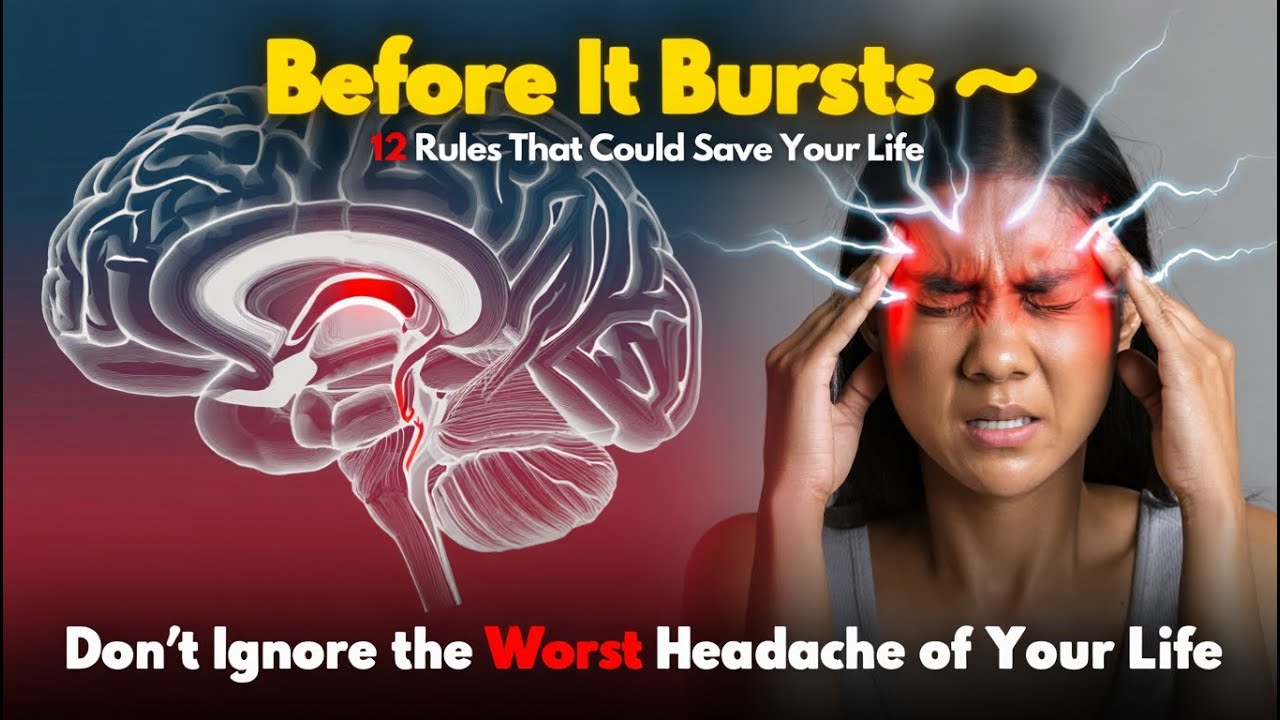 Before It Bursts  12 Life Saving Rules to Avoid a Brain Aneurysm”