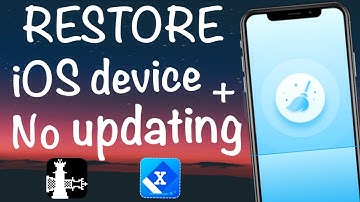 New tool to restore iOS devices without updating!!