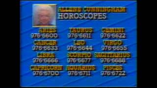 Allene Cunningham Horoscopes & 976-LOVE Ads - Aired 12/12/88