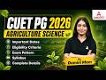 CUET PG 2026 | CUET PG Agriculture Science Syllabus, Exam Pattern, Eligibility | By Damini Ma'am