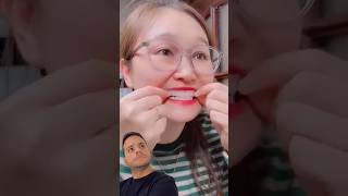 "Ye Teeth Whitening Strips kaam krti hai?😳🤯#shorts #youtubeshorts #teethwhitening #viralvideo