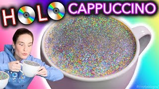HOLO CAPPUCCINO | DIY 'Diamond Cappuccino' test (maybe don't drink this?)